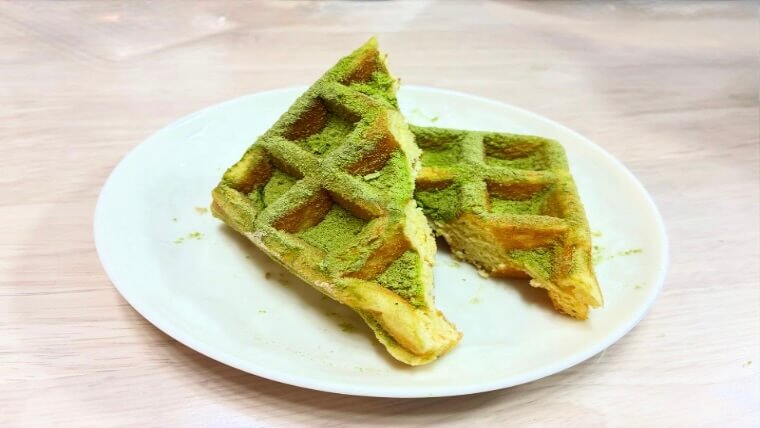 アンヌプリの抹茶ワッフル